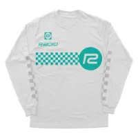 Radio Raceline Checker Langarm-t-shirt Radio Raceline Checker Langarm-t-shirt