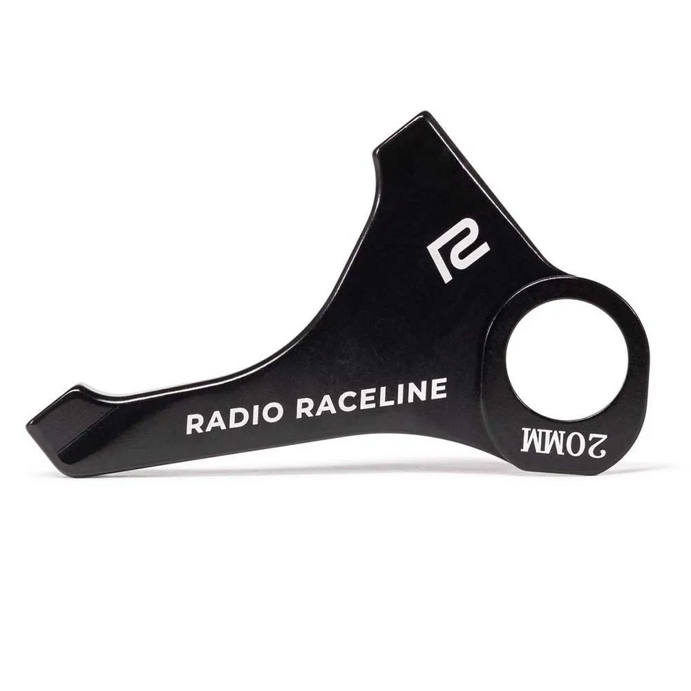 Radio Raceline Helium/quartz Pro 20 Mm Scheibenbrems-bremssattel-adapter, Black, 120mm Radio Raceline Helium/quartz Pro 20 Mm Scheibenbrems-bremssattel-adapter, Black, 120mm