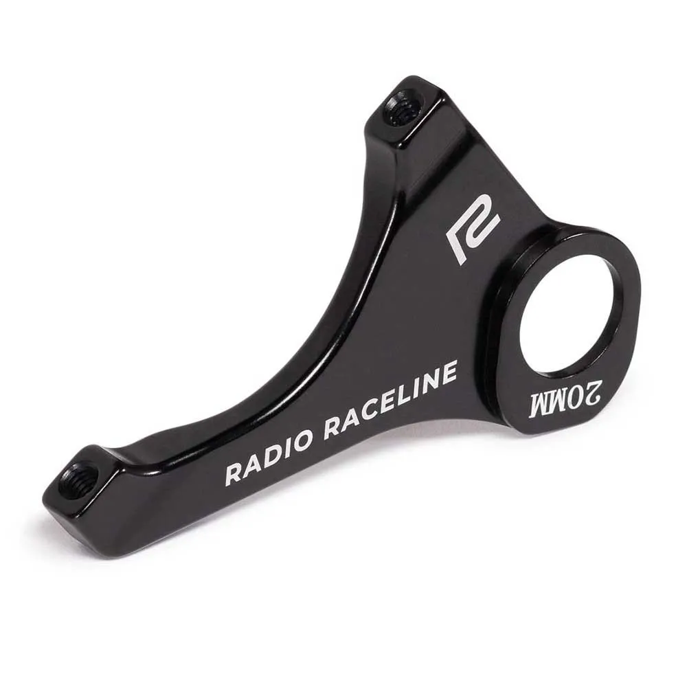 Radio Raceline Helium/quartz Pro 20 Mm Scheibenbrems-bremssattel-adapter, Black, 120mm Radio Raceline Helium/quartz Pro 20 Mm Scheibenbrems-bremssattel-adapter, Black, 120mm