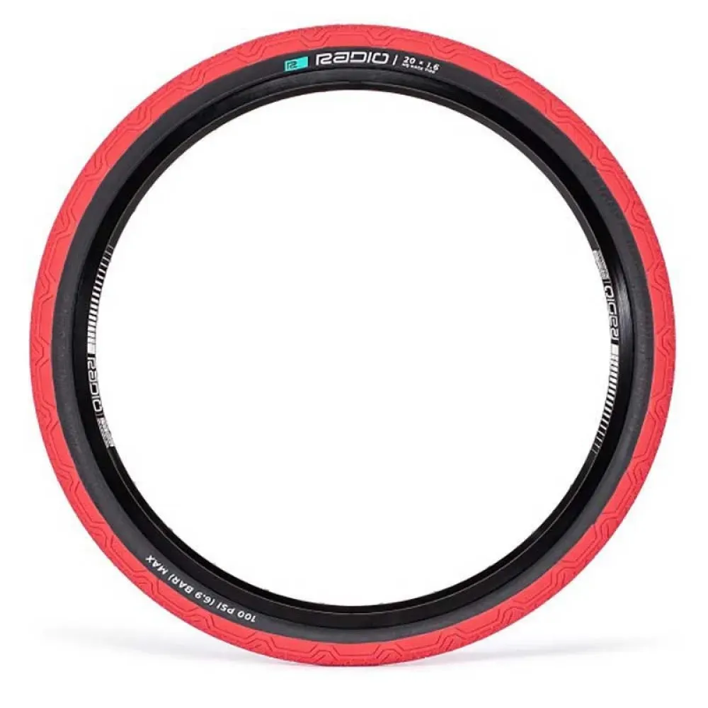 Radio Raceline Oxygen 20´´ X 1.75 Steifer Urbanreifen, Red / black, 20" x 1.75 Radio Raceline Oxygen 20´´ X 1.75 Steifer Urbanreifen, Red / black, 20" x 1.75
