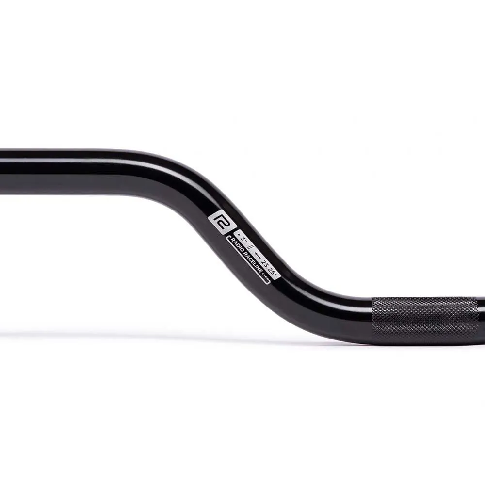 Radio Raceline Xenon Mini 76 Mm Rise Lenker, Black, 22.2mm, 590mm Radio Raceline Xenon Mini 76 Mm Rise Lenker, Black, 22.2mm, 590mm