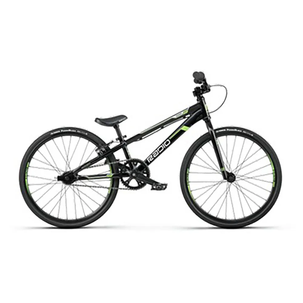 Radio Raceline Xenon Mini Bmx Rad, Black / green, 17.6" Radio Raceline Xenon Mini Bmx Rad, Black / green, 17.6"