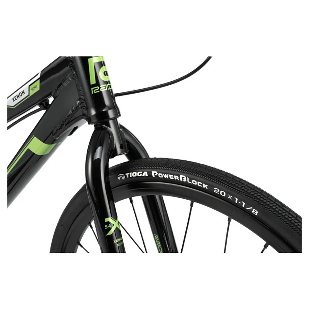 Radio Raceline Xenon Mini Bmx Rad, Black / green, 17.6" Radio Raceline Xenon Mini Bmx Rad, Black / green, 17.6"