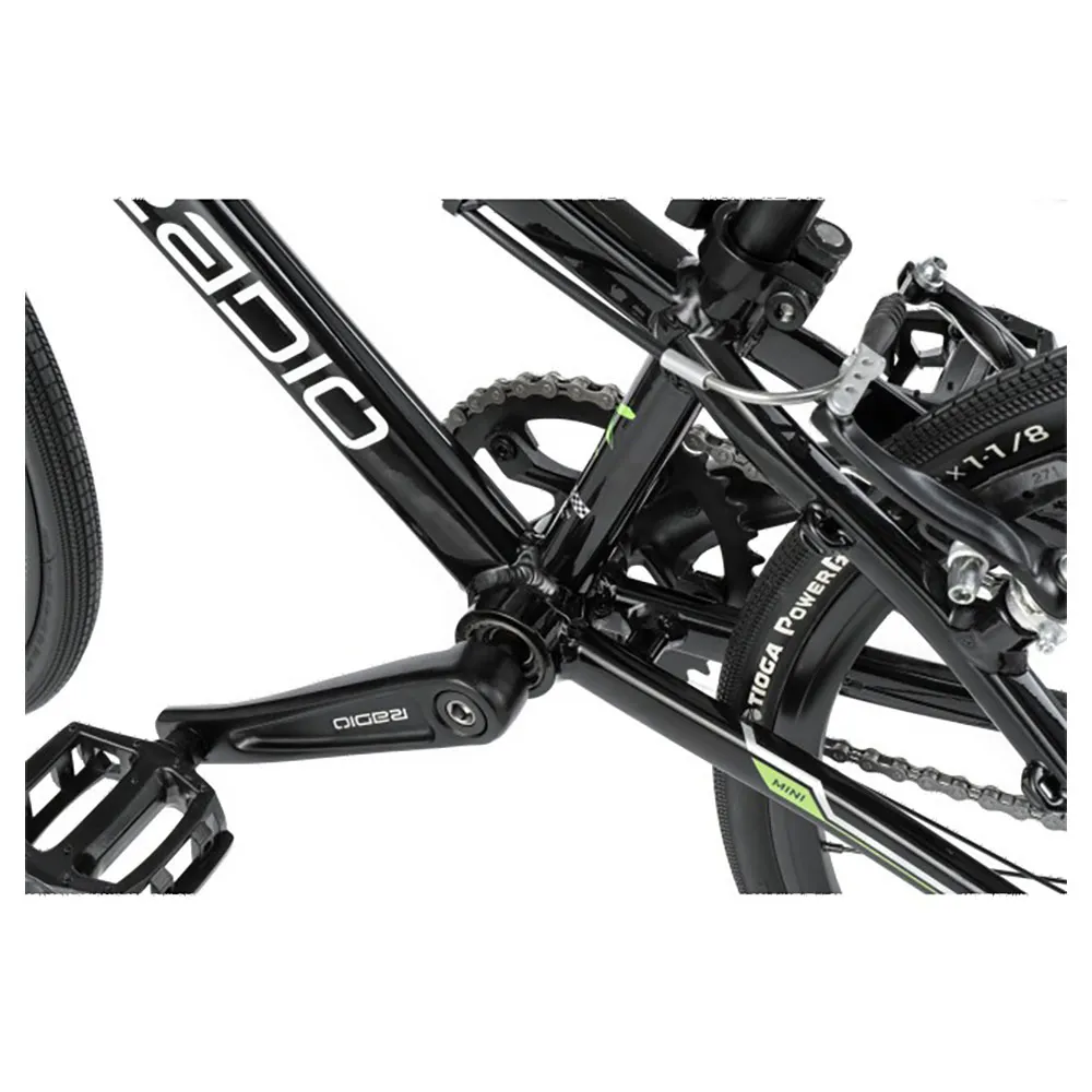 Radio Raceline Xenon Mini Bmx Rad, Black / green, 17.6" Radio Raceline Xenon Mini Bmx Rad, Black / green, 17.6"