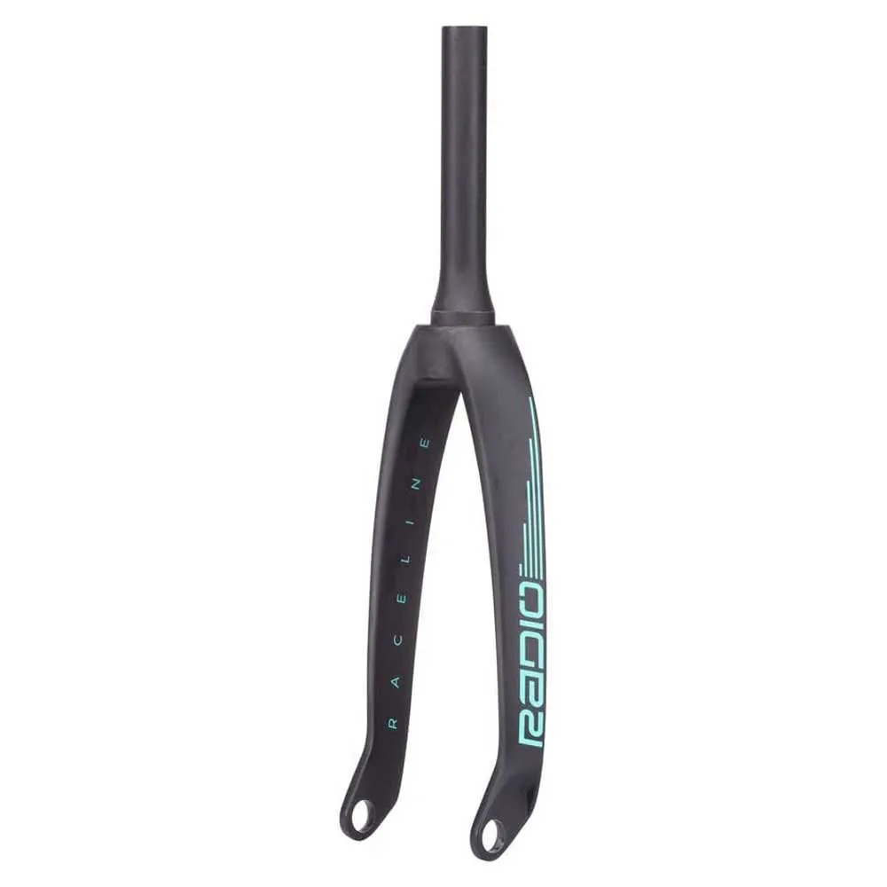 Radio Solar Bmx-gabel, Matt black / teal, 20", Rigid Radio Solar Bmx-gabel, Matt black / teal, 20", Rigid