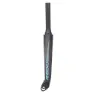 Radio Solar Bmx-gabel, Matt black / teal, 20", Rigid