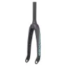 Radio Solar Bmx-gabel, Matt black / teal, 20", Rigid