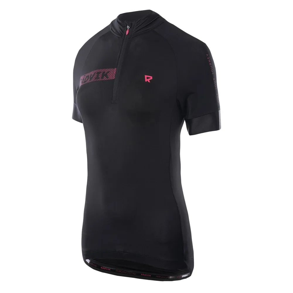Radvik Alpha Lds Kurzarm-radtrikot, Black / azalea Radvik Alpha Lds Kurzarm-radtrikot, Black / azalea