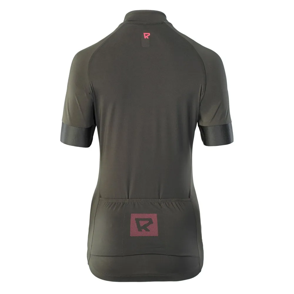 Radvik Bravo Lds Kurzarm-radtrikot, Forest night / azalea, L Radvik Bravo Lds Kurzarm-radtrikot, Forest night / azalea, L
