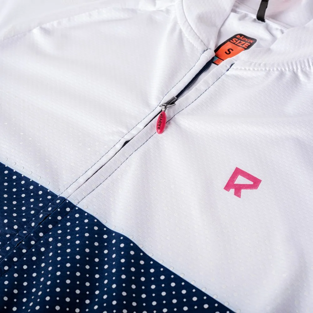 Radvik Echo Lds Kurzarm-radtrikot, Medieval blue / bright white, L Radvik Echo Lds Kurzarm-radtrikot, Medieval blue / bright white, L