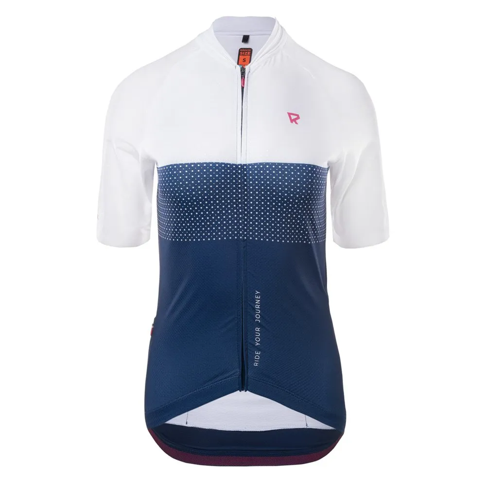 Radvik Echo Lds Kurzarm-radtrikot, Medieval blue / bright white, L Radvik Echo Lds Kurzarm-radtrikot, Medieval blue / bright white, L