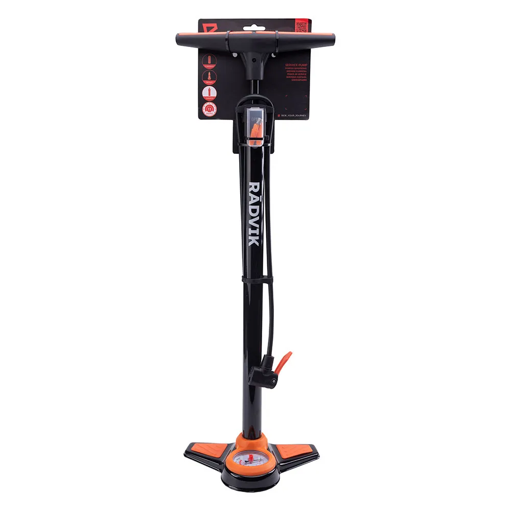 Radvik Rader Standpumpe, Black, 160psi