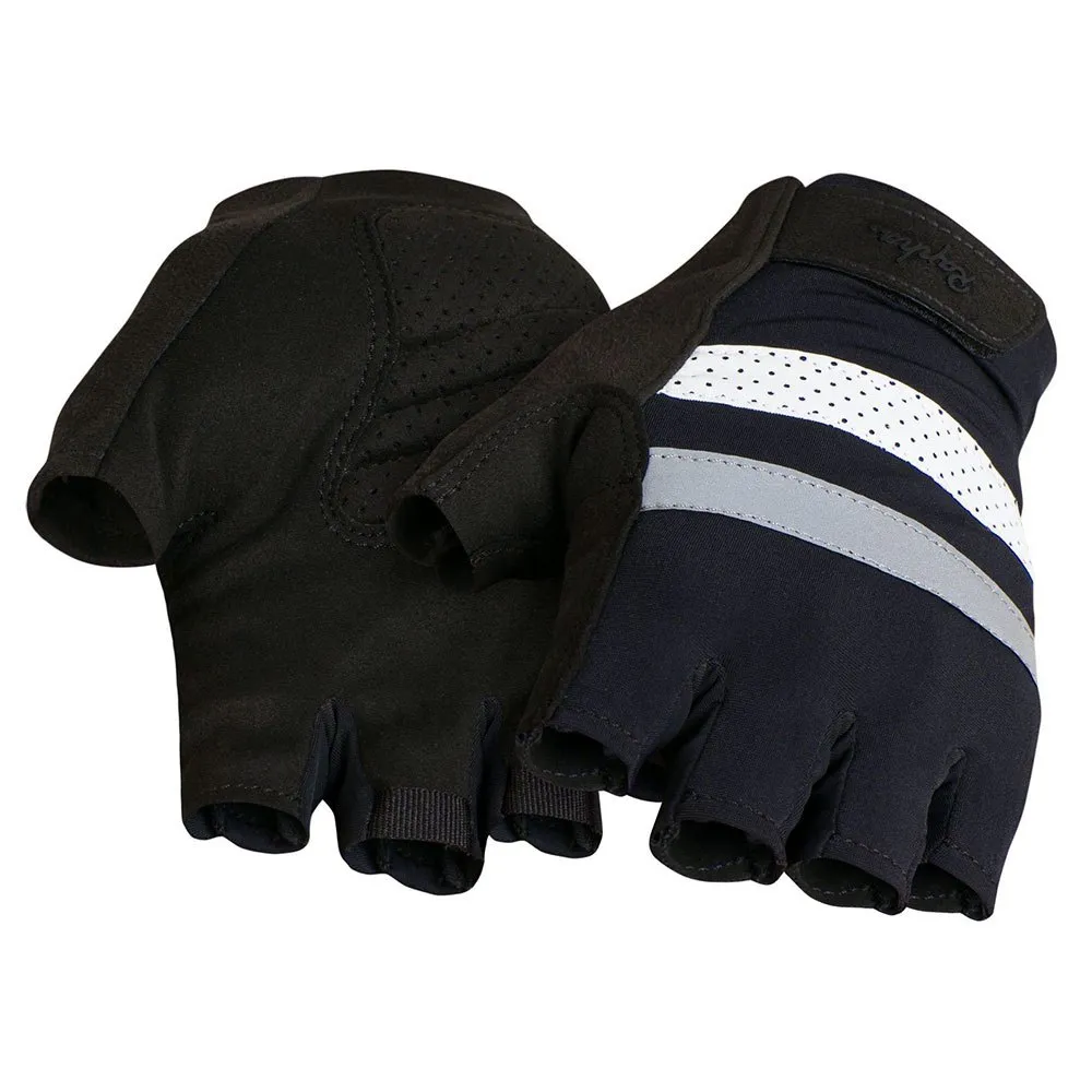 Rapha Brevet Kurze Handschuhe, Black Rapha Brevet Kurze Handschuhe, Black