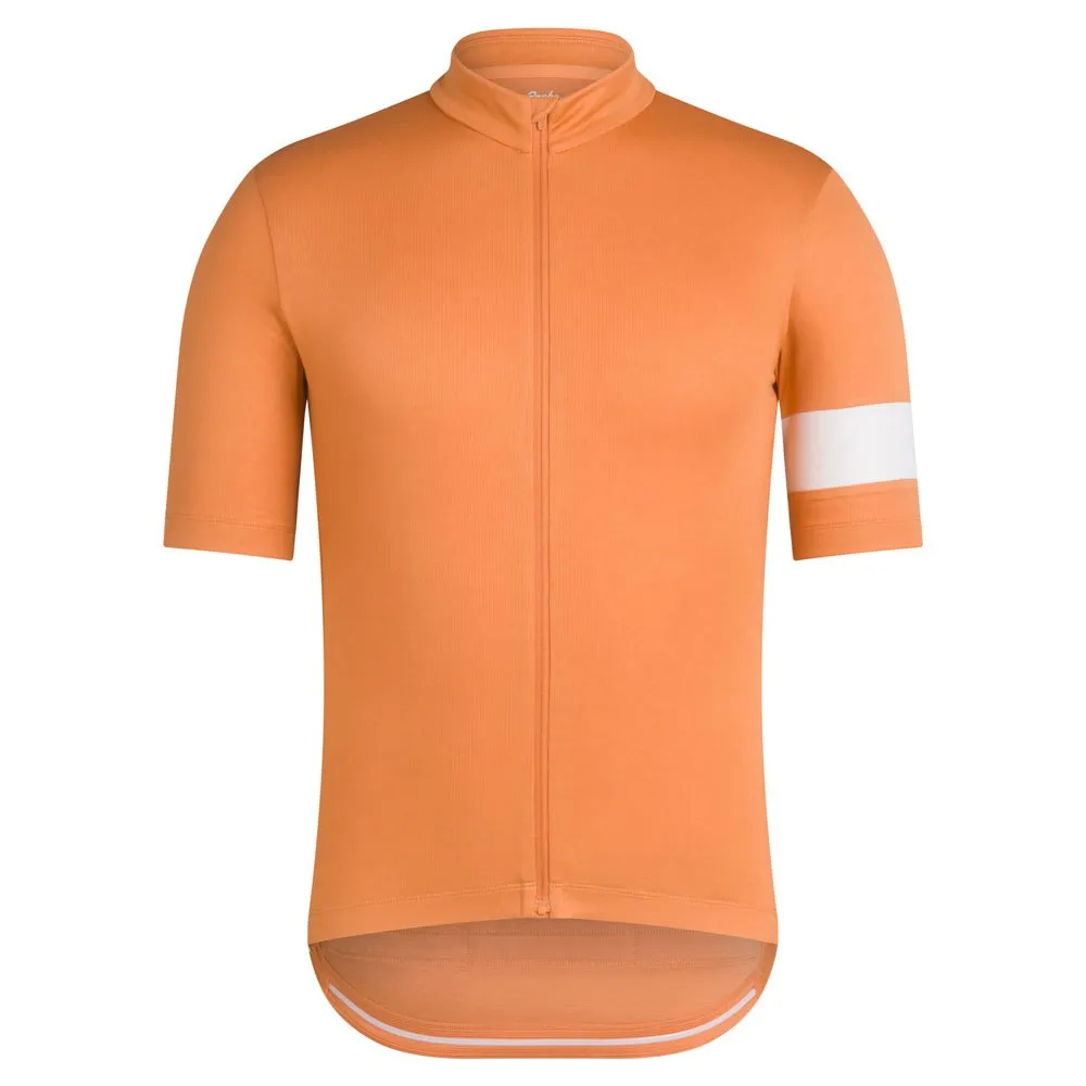 Rapha Classic Road Kurzarm-radtrikot, Dusted orange / white Rapha Classic Road Kurzarm-radtrikot, Dusted orange / white