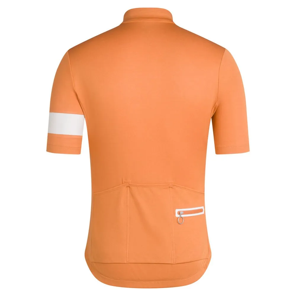 Rapha Classic Road Kurzarm-radtrikot, Dusted orange / white Rapha Classic Road Kurzarm-radtrikot, Dusted orange / white