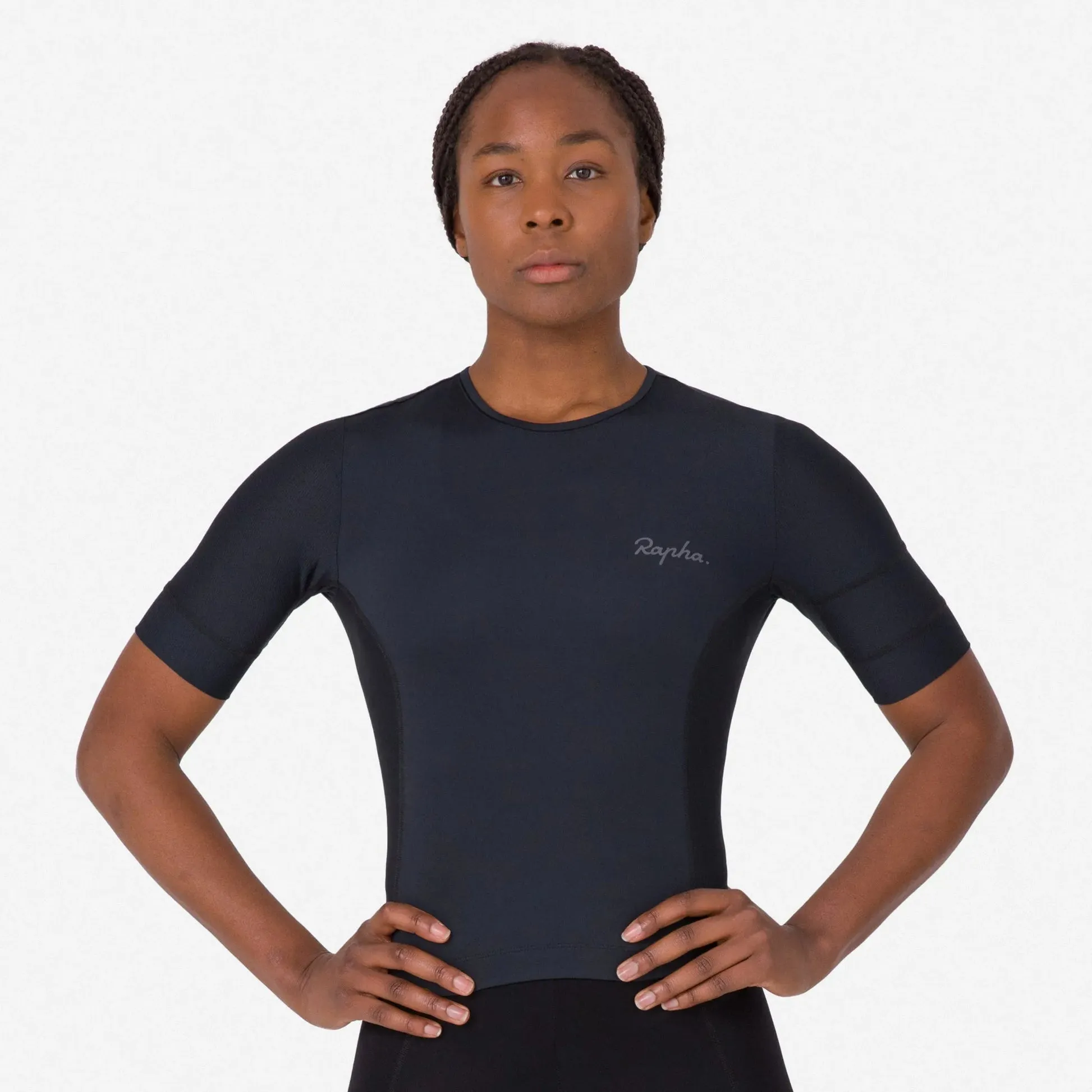 Rapha Cropped Damen Cargo Top, Agr schwarz/grey Rapha Cropped Damen Cargo Top, Agr schwarz/grey