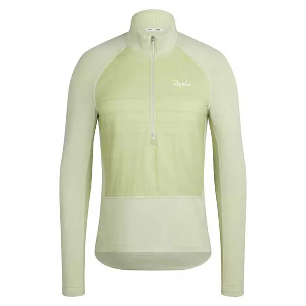 Rapha Explore Zip Neck Sweatshirt, Lint / aloe wash, XXL Rapha Explore Zip Neck Sweatshirt, Lint / aloe wash, XXL