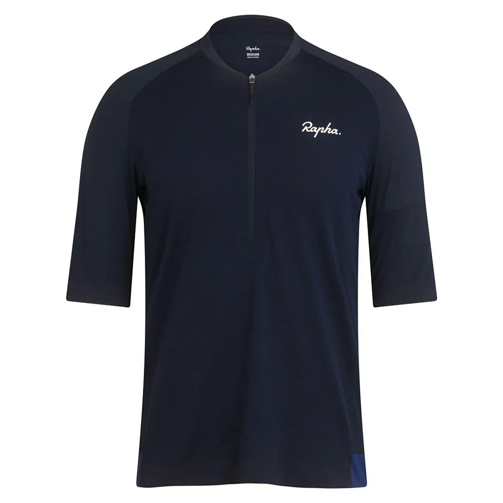 Rapha Explore Zip Neck Technical Kurzarm-t-shirt Rapha Explore Zip Neck Technical Kurzarm-t-shirt