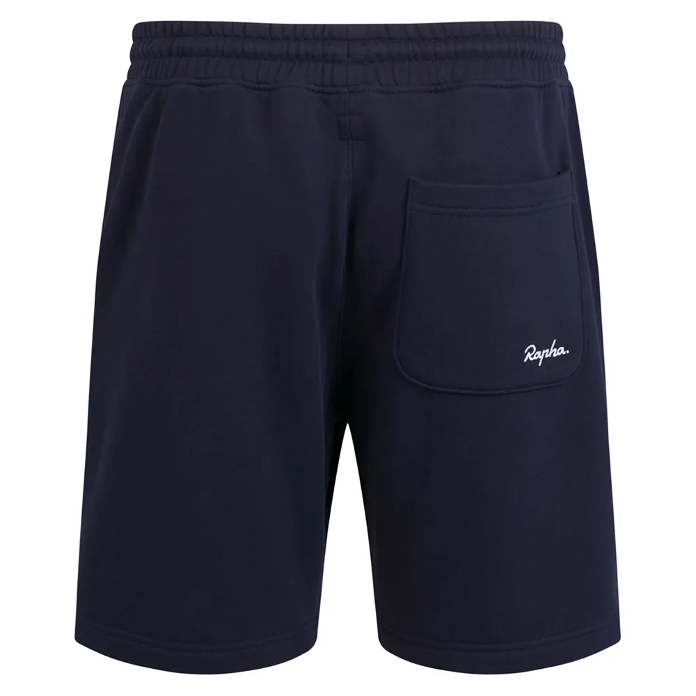 Rapha Heavyweight Cotton Kurze Hose, Dark navy / white Rapha Heavyweight Cotton Kurze Hose, Dark navy / white