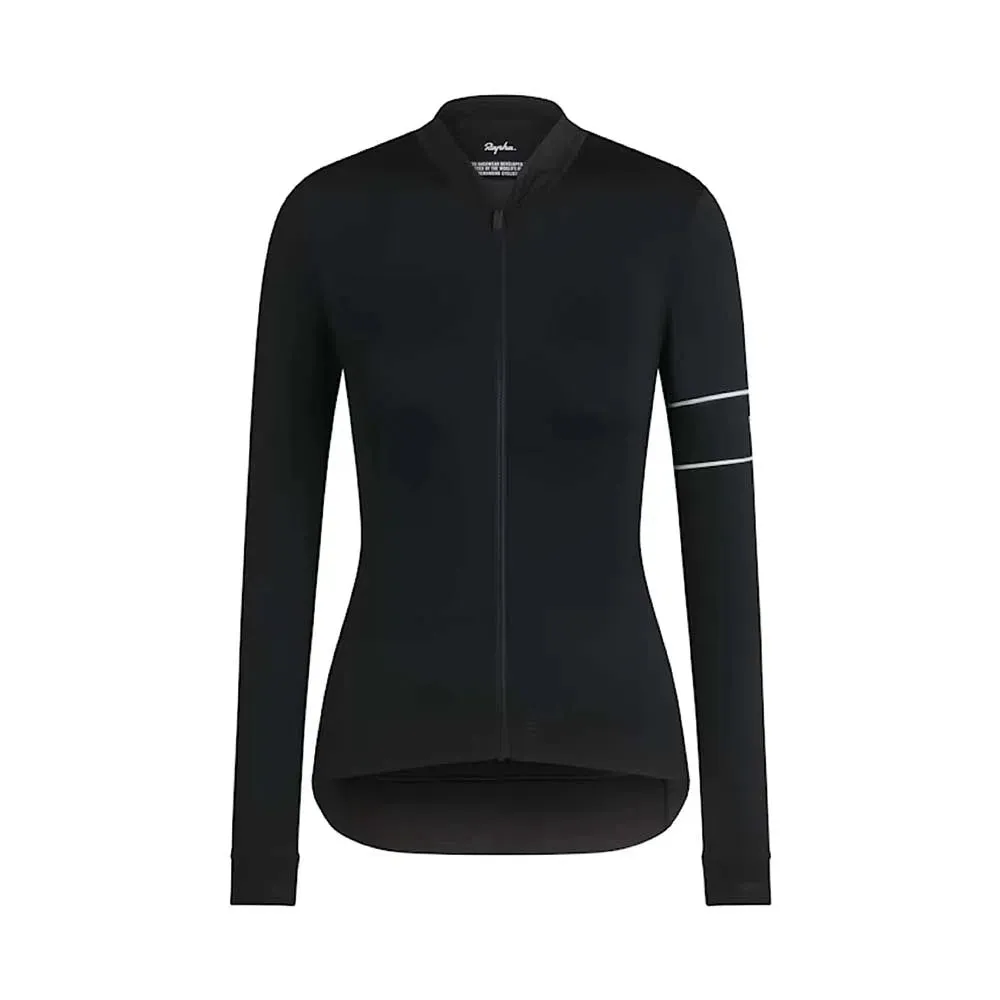 Rapha Pro Team Thermal Langarm Damentrikot, Blw schwarz Rapha Pro Team Thermal Langarm Damentrikot, Blw schwarz