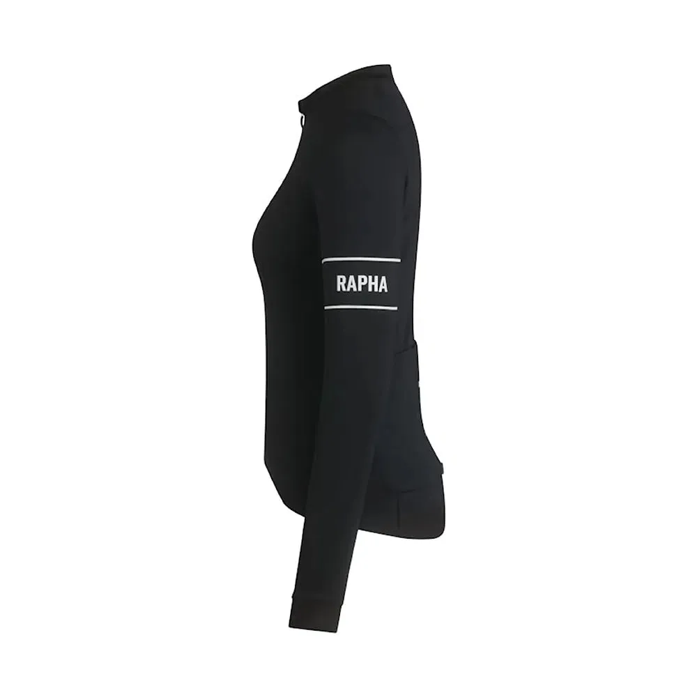 Rapha Pro Team Thermal Langarm Damentrikot, Blw schwarz Rapha Pro Team Thermal Langarm Damentrikot, Blw schwarz