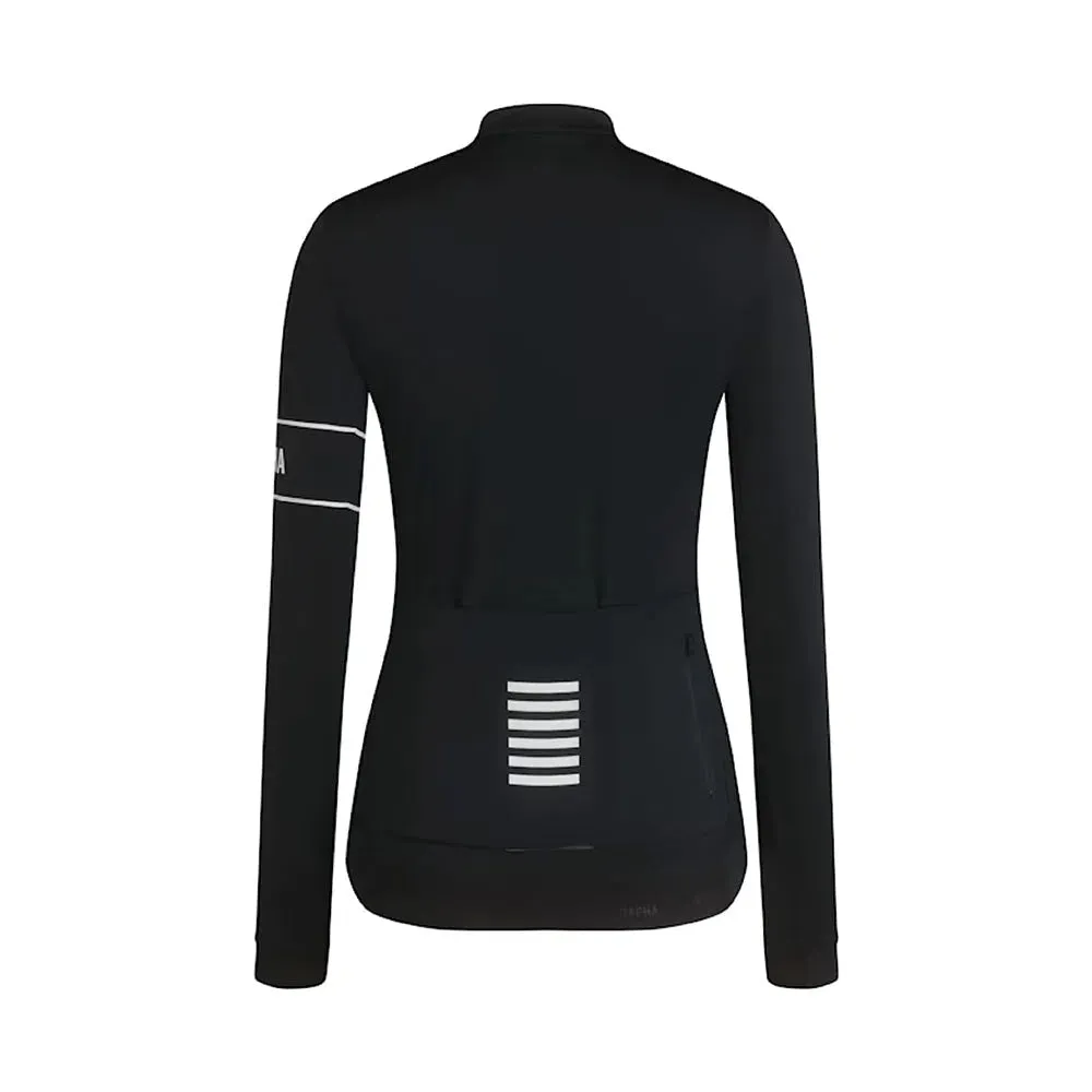 Rapha Pro Team Thermal Langarm Damentrikot, Blw schwarz Rapha Pro Team Thermal Langarm Damentrikot, Blw schwarz