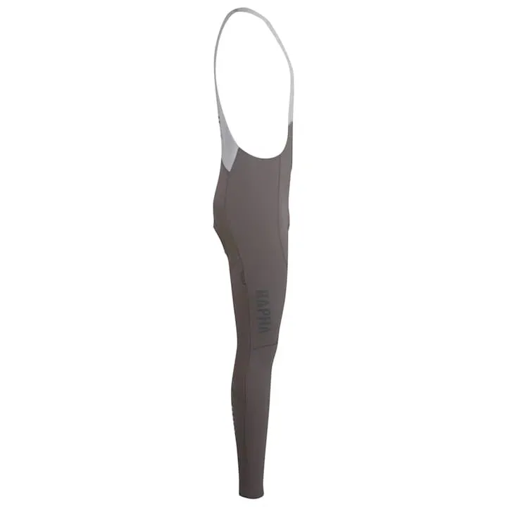 Rapha Pro Team Winter Trägerhose Tights with Pad II AW2023, Ksc mushroom/silver