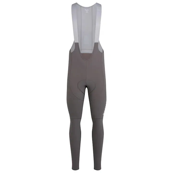 Rapha Pro Team Winter Trägerhose Tights with Pad II AW2023, Ksc mushroom/silver