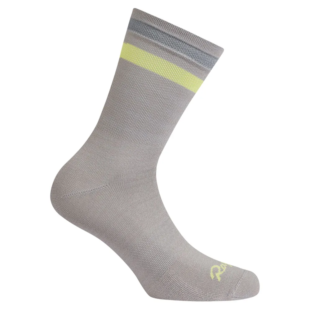 Rapha Reflective Brevet Socken, Rock ridge / wild lime Rapha Reflective Brevet Socken, Rock ridge / wild lime