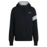 Rapha Trail Kapuzenpullover, Black / light grey marl, S