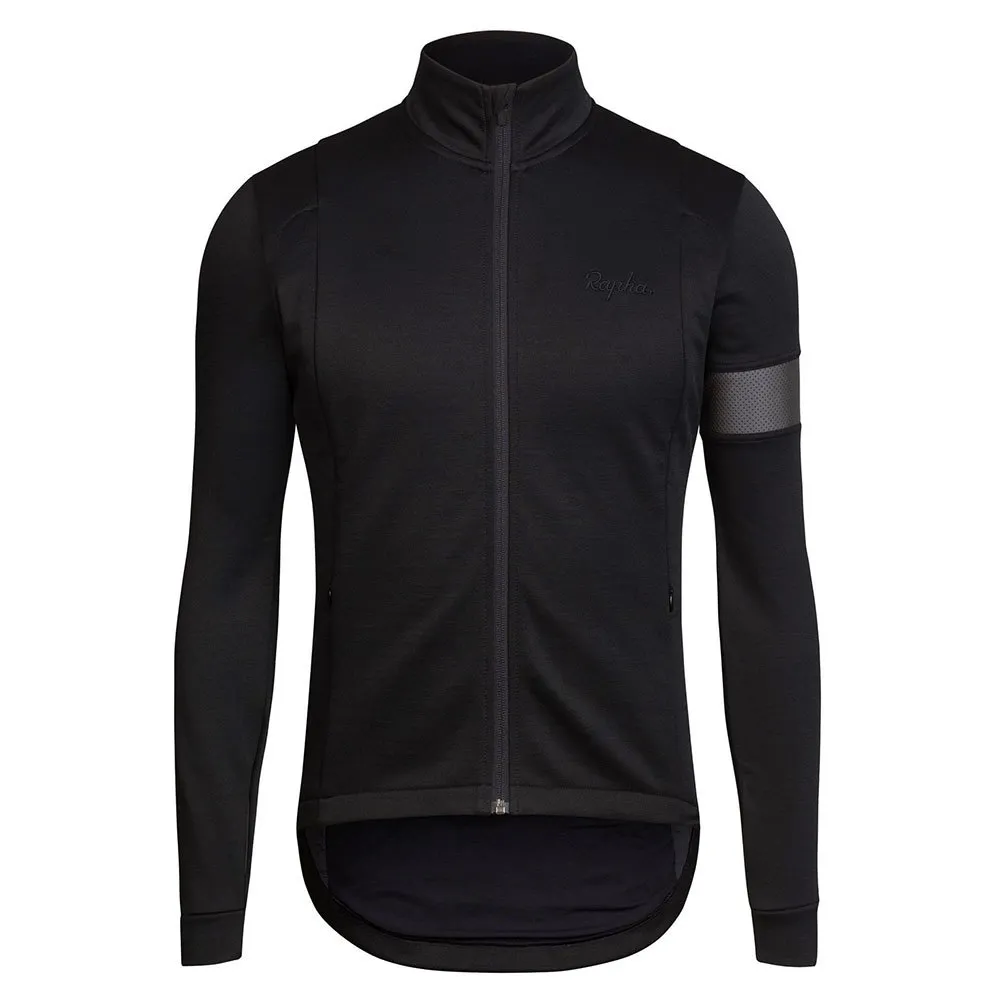 Rapha Winter Langarm-trikot, Black Rapha Winter Langarm-trikot, Black