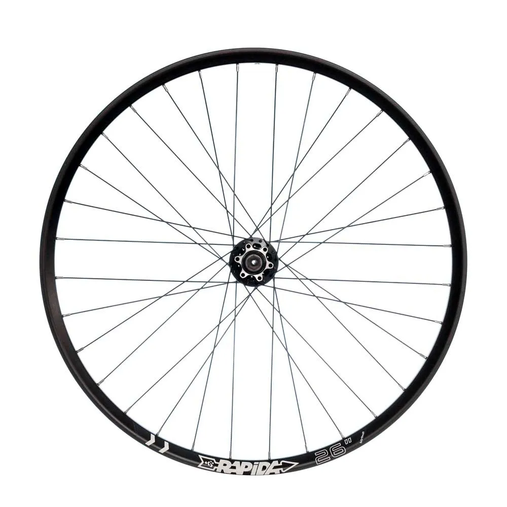 Rapida Taurus 26´´ Disk Mtb Vorderrad, Black, One Size, One Size Rapida Taurus 26´´ Disk Mtb Vorderrad, Black, One Size, One Size