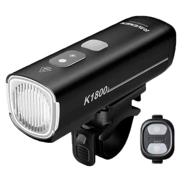 Ravemen K1800 Frontlicht, Black, 1800 Lumina Ravemen K1800 Frontlicht, Black, 1800 Lumina