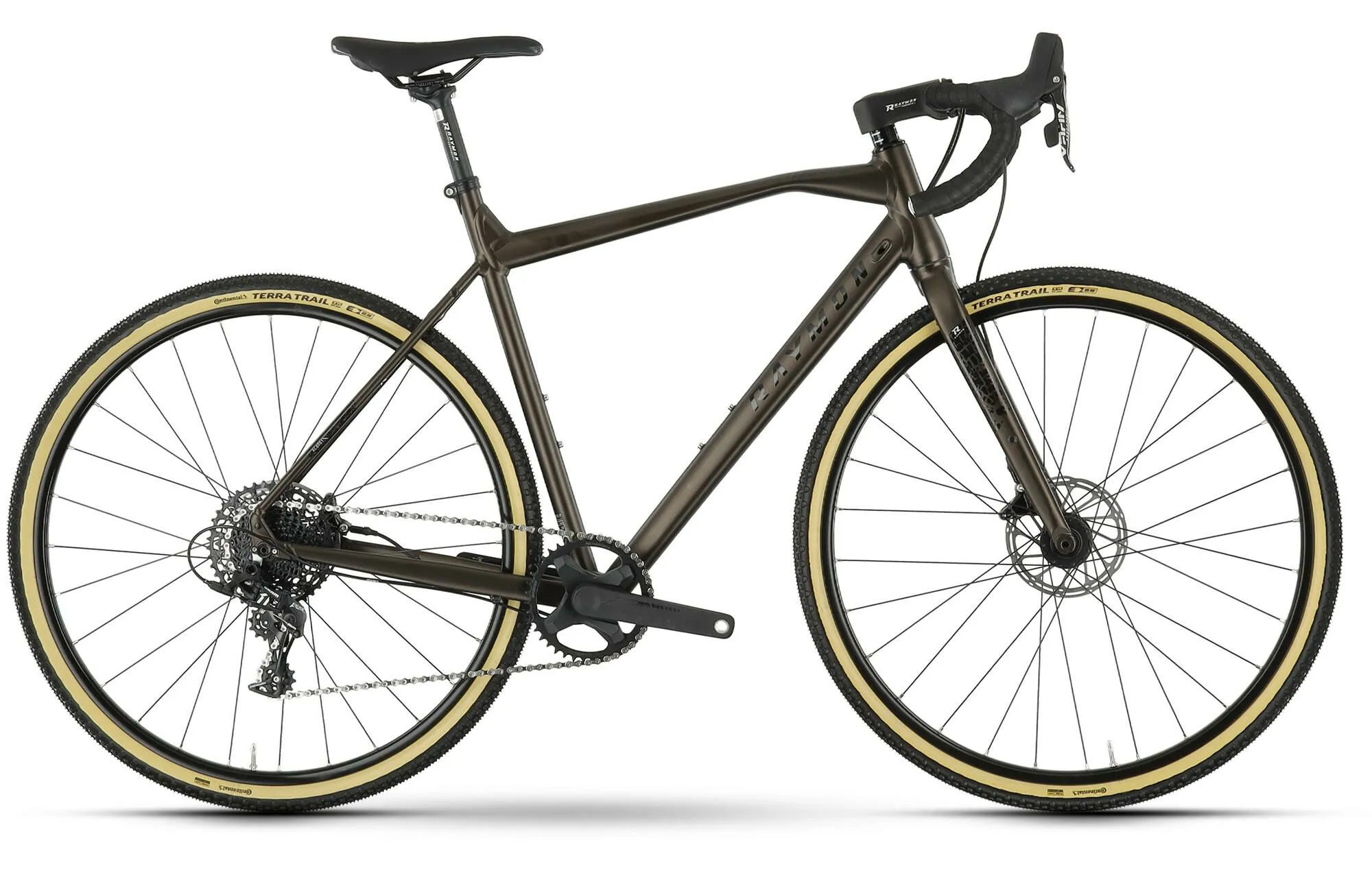 Raymon GravelRay 5.0 SE Tenmoku Brown / Black Matt 28" Diamant