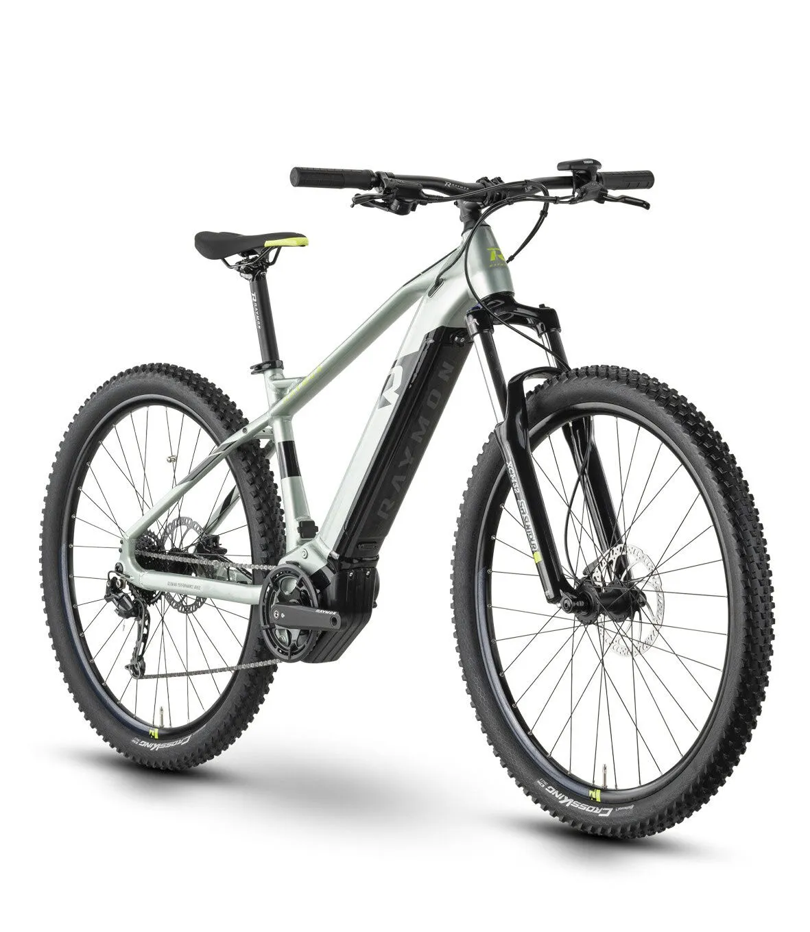 Raymon HardRay E 5.0 M350 pistaccio/black/limegreen gloss 29" 630 Wh Diamant, Hellgrün, L Raymon HardRay E 5.0 M350 pistaccio/black/limegreen gloss 29" 630 Wh Diamant, Hellgrün, L