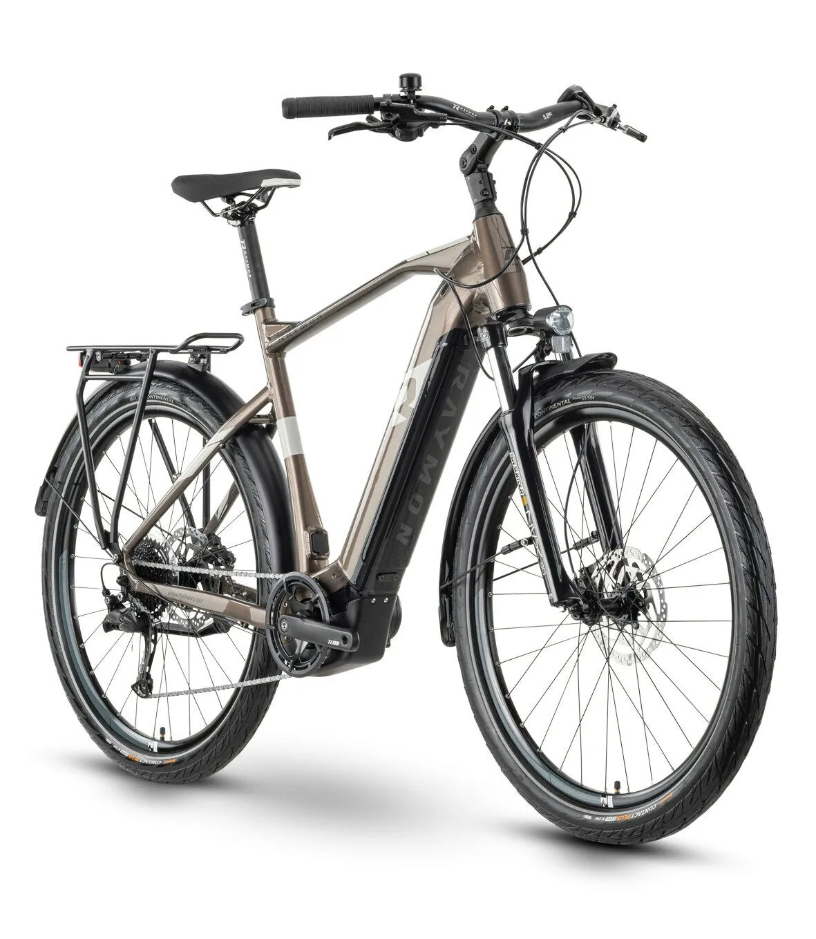 Raymon TourRay E 5.0 stone/light grey/black 27,5" 500 Wh Diamant