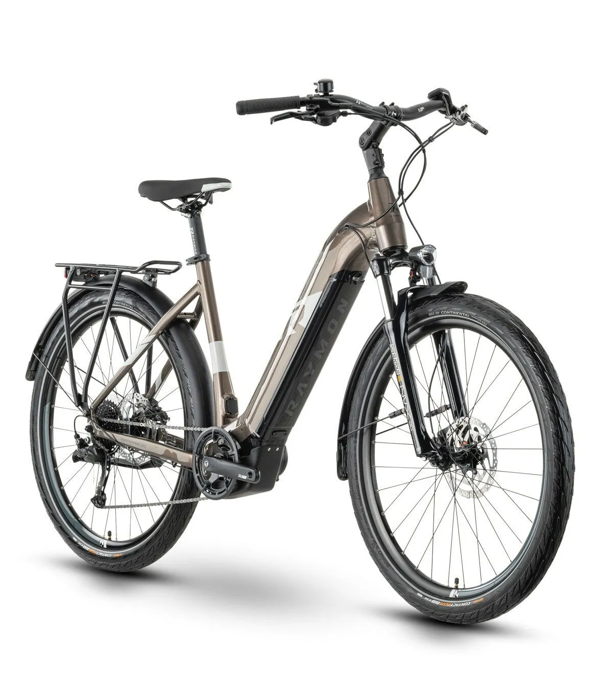 Raymon TourRay E 5.0 stone/light grey/black 27,5" 500 Wh Wave, Bronze, M Raymon TourRay E 5.0 stone/light grey/black 27,5" 500 Wh Wave, Bronze, M