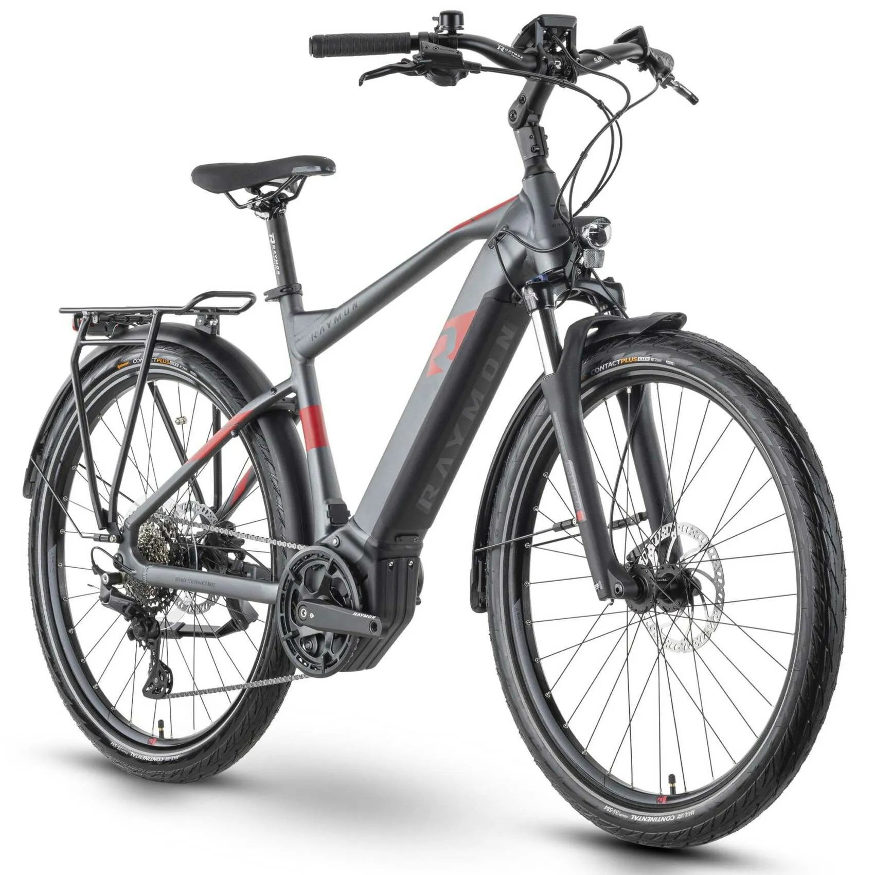 Raymon TourRay E 6.0 M350 anthracite metallic/red/black matt 27,5" 630 Wh Diamant, Anthrazit, L Raymon TourRay E 6.0 M350 anthracite metallic/red/black matt 27,5" 630 Wh Diamant, Anthrazit, L