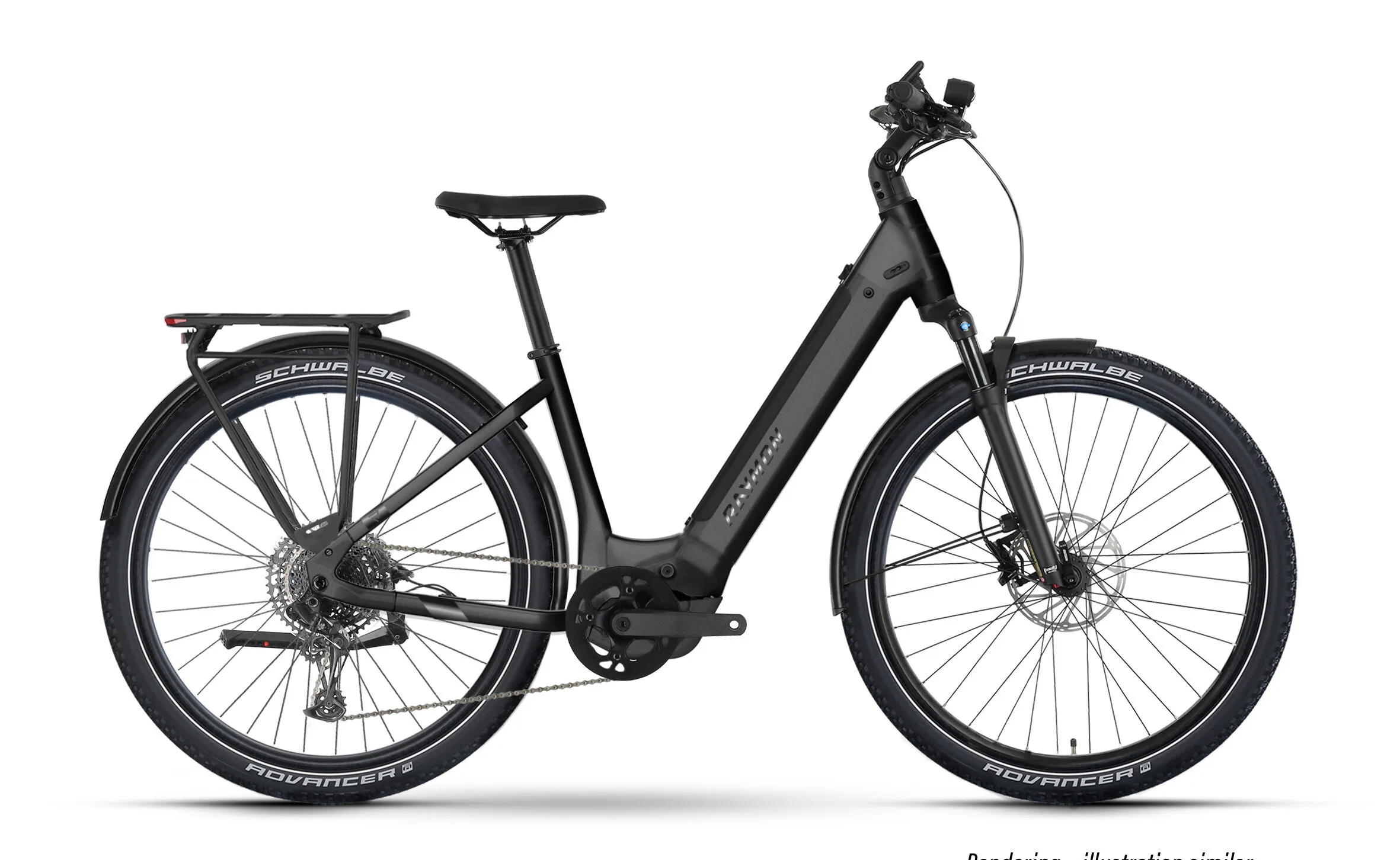 Raymon Tourray Ultimate 800 Black / Chrome / Bronze 27,5" 800 Wh Wave Raymon Tourray Ultimate 800 Black / Chrome / Bronze 27,5" 800 Wh Wave