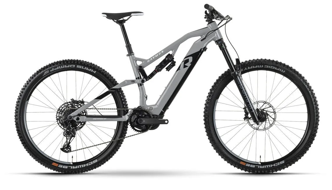 Raymon TrailRay 140E 10.0 grey/black/white 29"/27,5" 720 Wh Diamant, Grau, M
