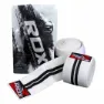 RDX Sports Gym Kniebandage, White / black, One Size