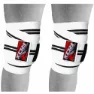 RDX Sports Gym Kniebandage, White / black, One Size