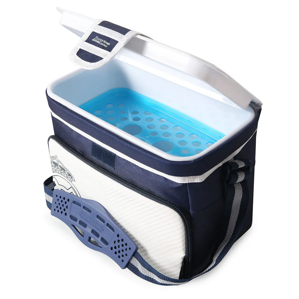 REAL Hardbody® Weiche Tragbare Kühlbox 31.8x18.7x21.9 Cm, White / blue, One Size REAL Hardbody® Weiche Tragbare Kühlbox 31.8x18.7x21.9 Cm, White / blue, One Size