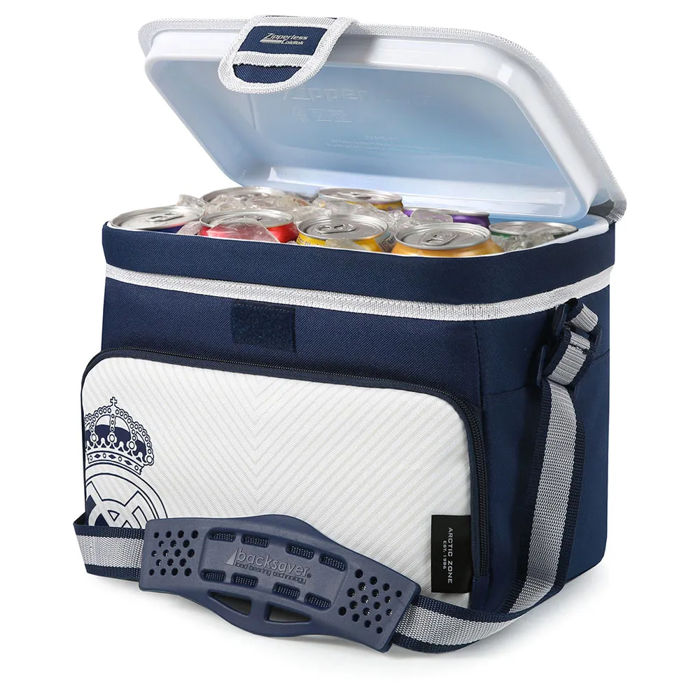 REAL Hardbody® Weiche Tragbare Kühlbox 31.8x18.7x21.9 Cm, White / blue, One Size REAL Hardbody® Weiche Tragbare Kühlbox 31.8x18.7x21.9 Cm, White / blue, One Size