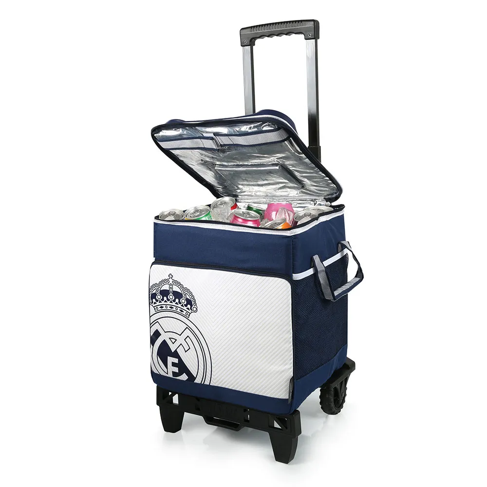 REAL Rollkühlbox 34.00x27.9x35.1 Cm, White / blue, One Size REAL Rollkühlbox 34.00x27.9x35.1 Cm, White / blue, One Size