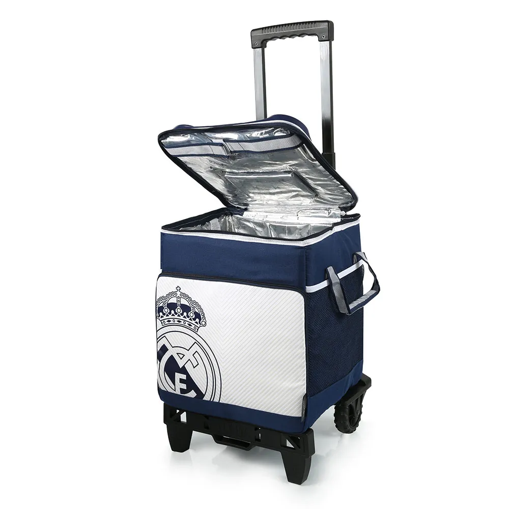 REAL Rollkühlbox 34.00x27.9x35.1 Cm, White / blue, One Size REAL Rollkühlbox 34.00x27.9x35.1 Cm, White / blue, One Size