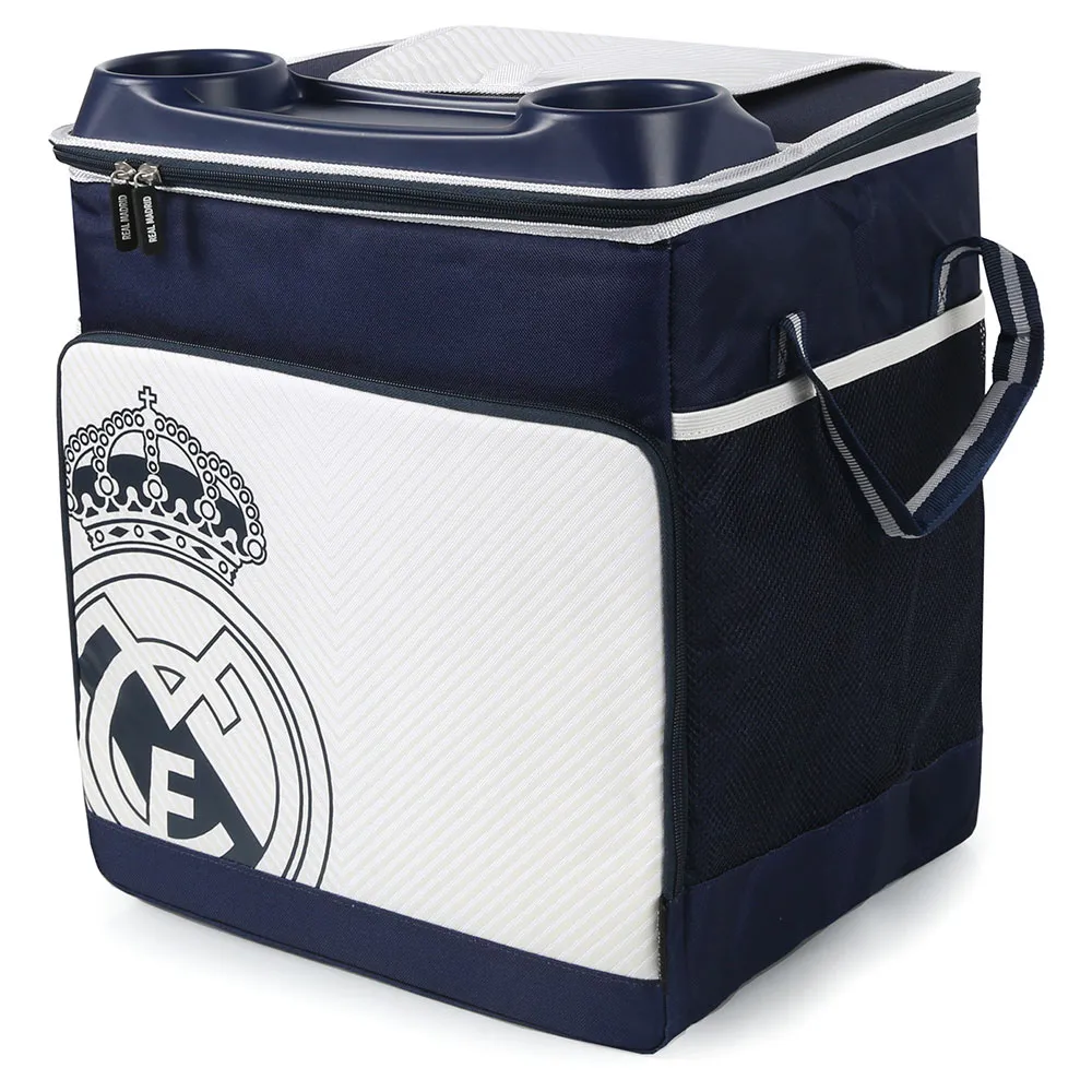 REAL Rollkühlbox 34.00x27.9x35.1 Cm, White / blue, One Size REAL Rollkühlbox 34.00x27.9x35.1 Cm, White / blue, One Size