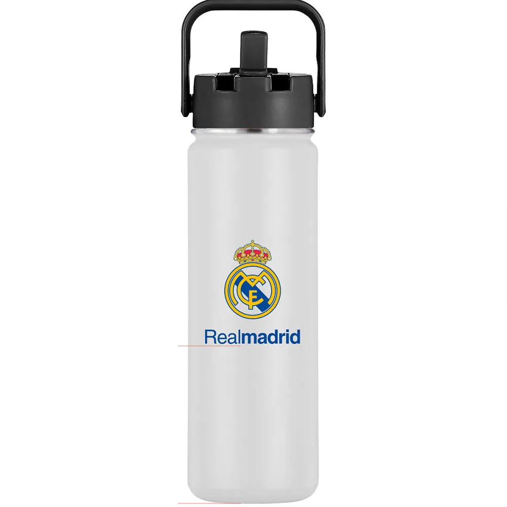 REAL Thermosflasche 720ml, White / blue, One Size REAL Thermosflasche 720ml, White / blue, One Size