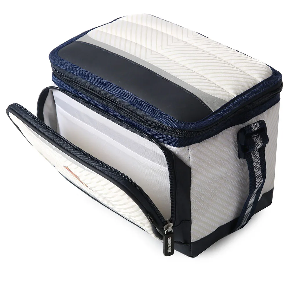 REAL Ultimate Weiche Tragbare Kühlbox 24.13x16.51x16.51 Cm, White / blue, One Size REAL Ultimate Weiche Tragbare Kühlbox 24.13x16.51x16.51 Cm, White / blue, One Size