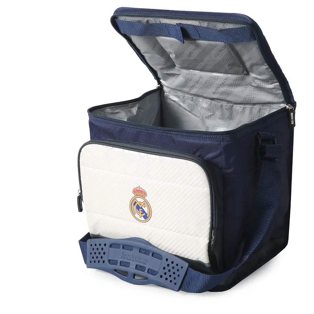 REAL Weiche Tragbare Kühlbox 29.5x22.0x27.5 Cm, White / blue, One Size REAL Weiche Tragbare Kühlbox 29.5x22.0x27.5 Cm, White / blue, One Size